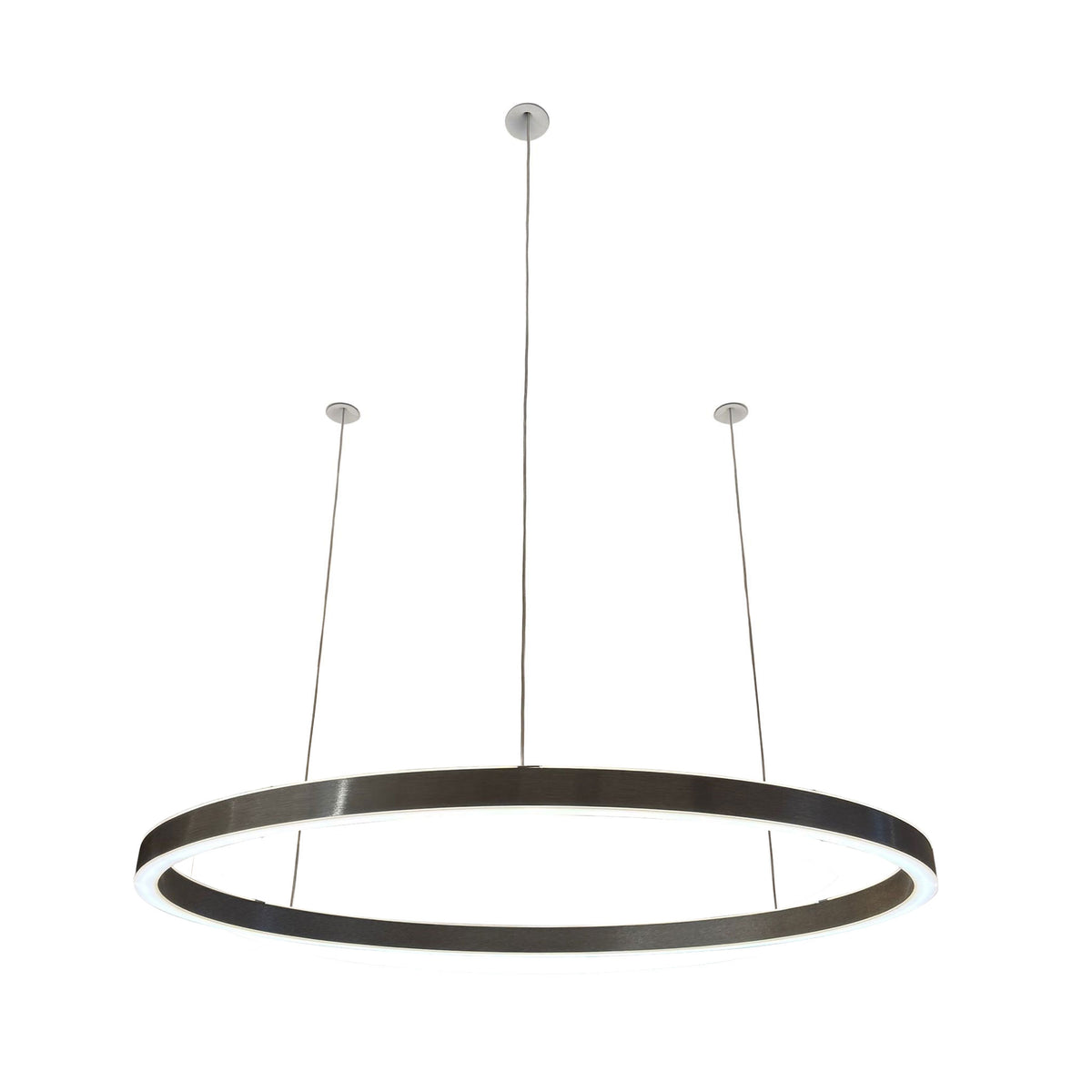 Braga, Pendelleuchte Ovally 24V, 105cm Gunmetal, moderne Pendelleuchte