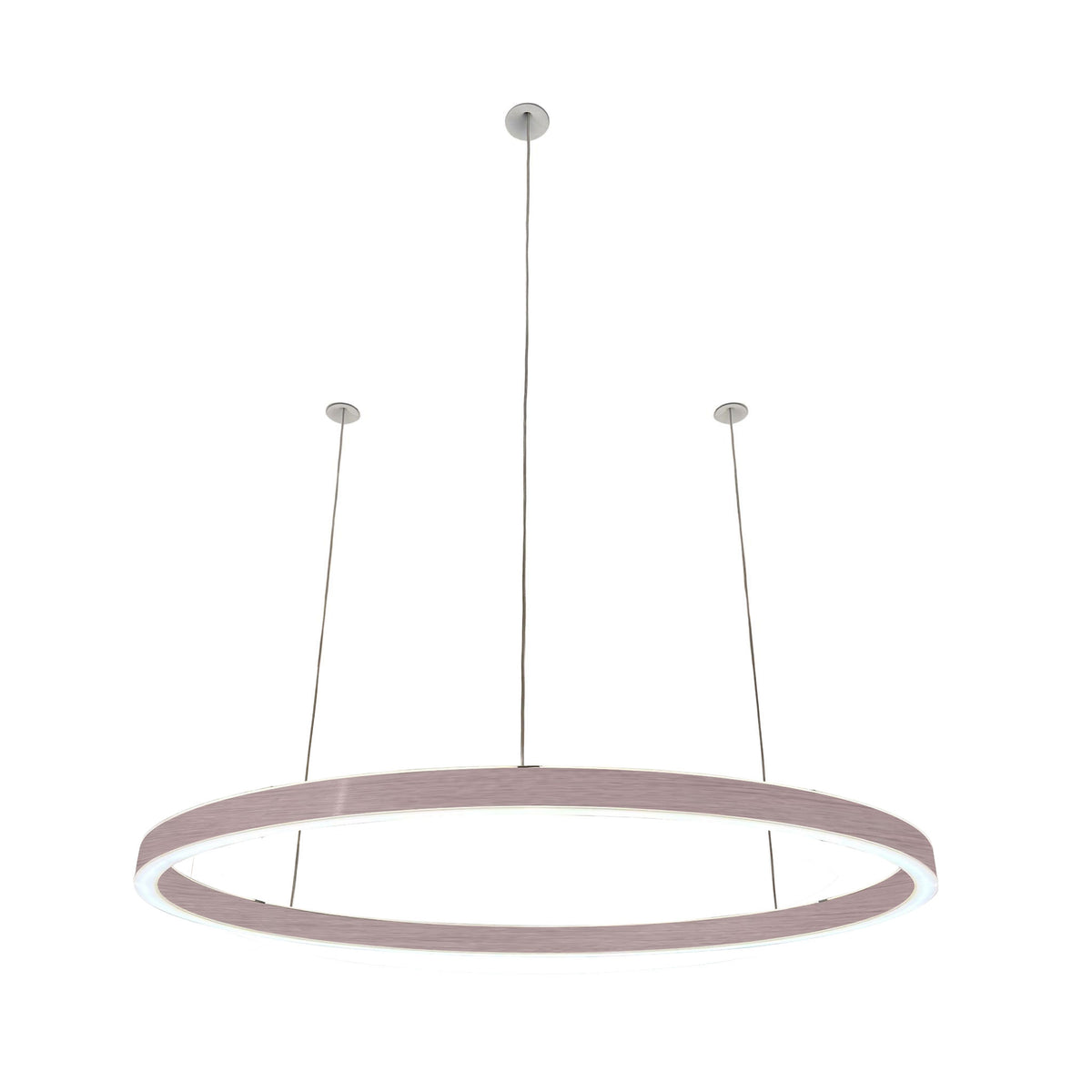 Braga, Pendelleuchte Ovally 24V, 105cm Rose, stilvolle Lichtlösung