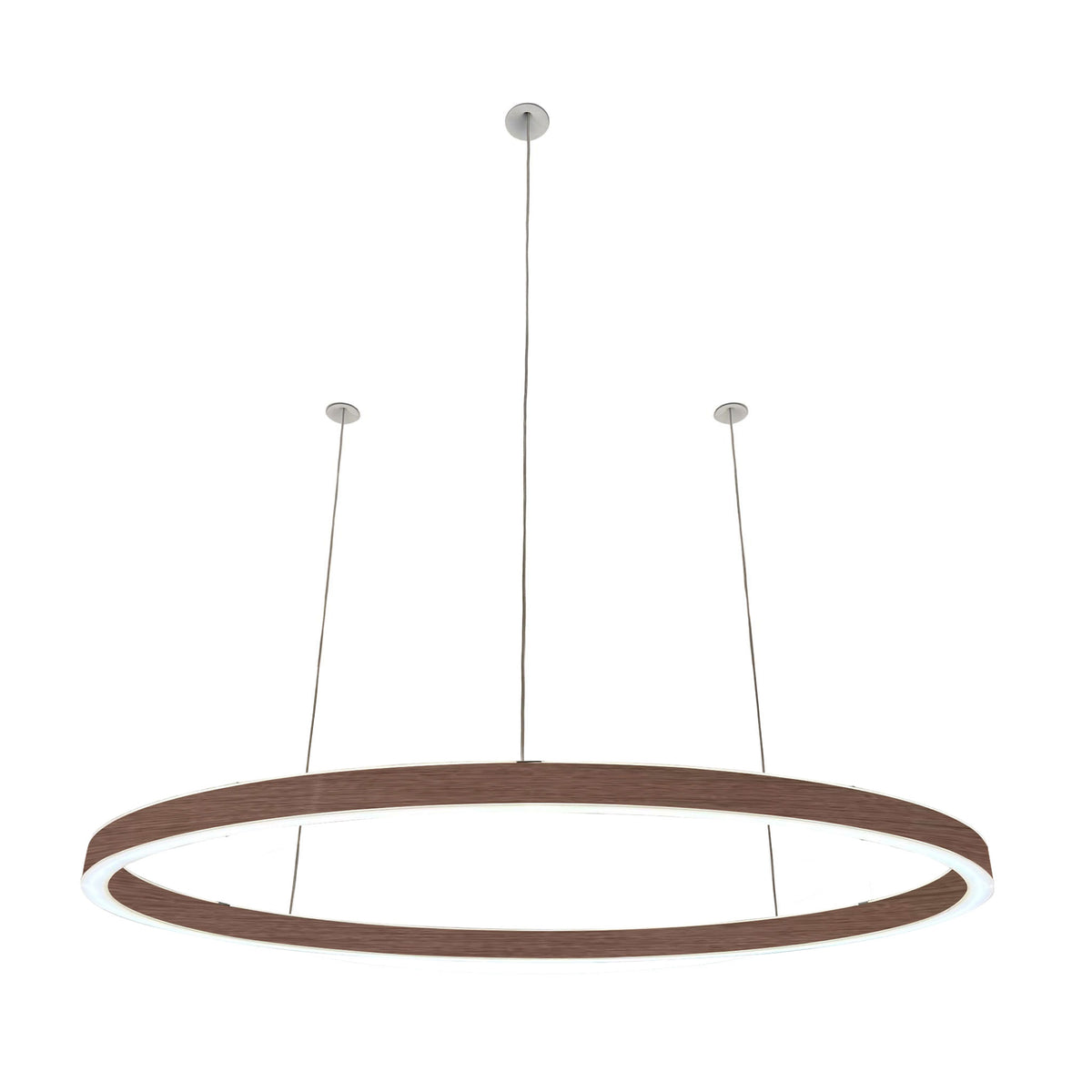 Braga, Pendelleuchte Ovally 24V, 140cm Bronze, moderne Raumbeleuchtung