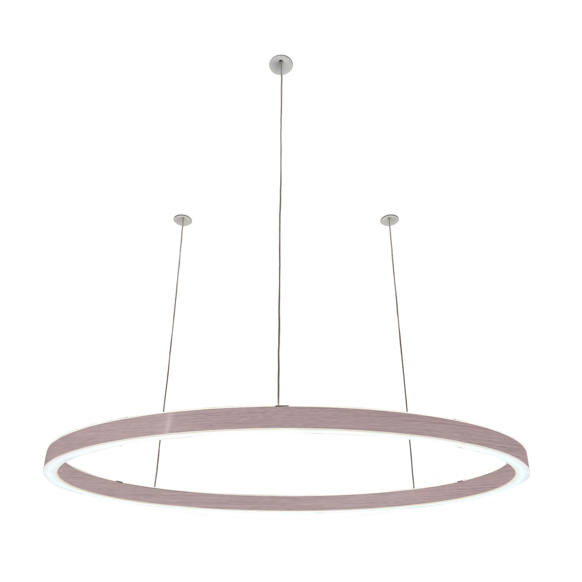 Braga, Pendelleuchte Ovally 24V, 140cm Rose, stilvolle Pendelleuchte