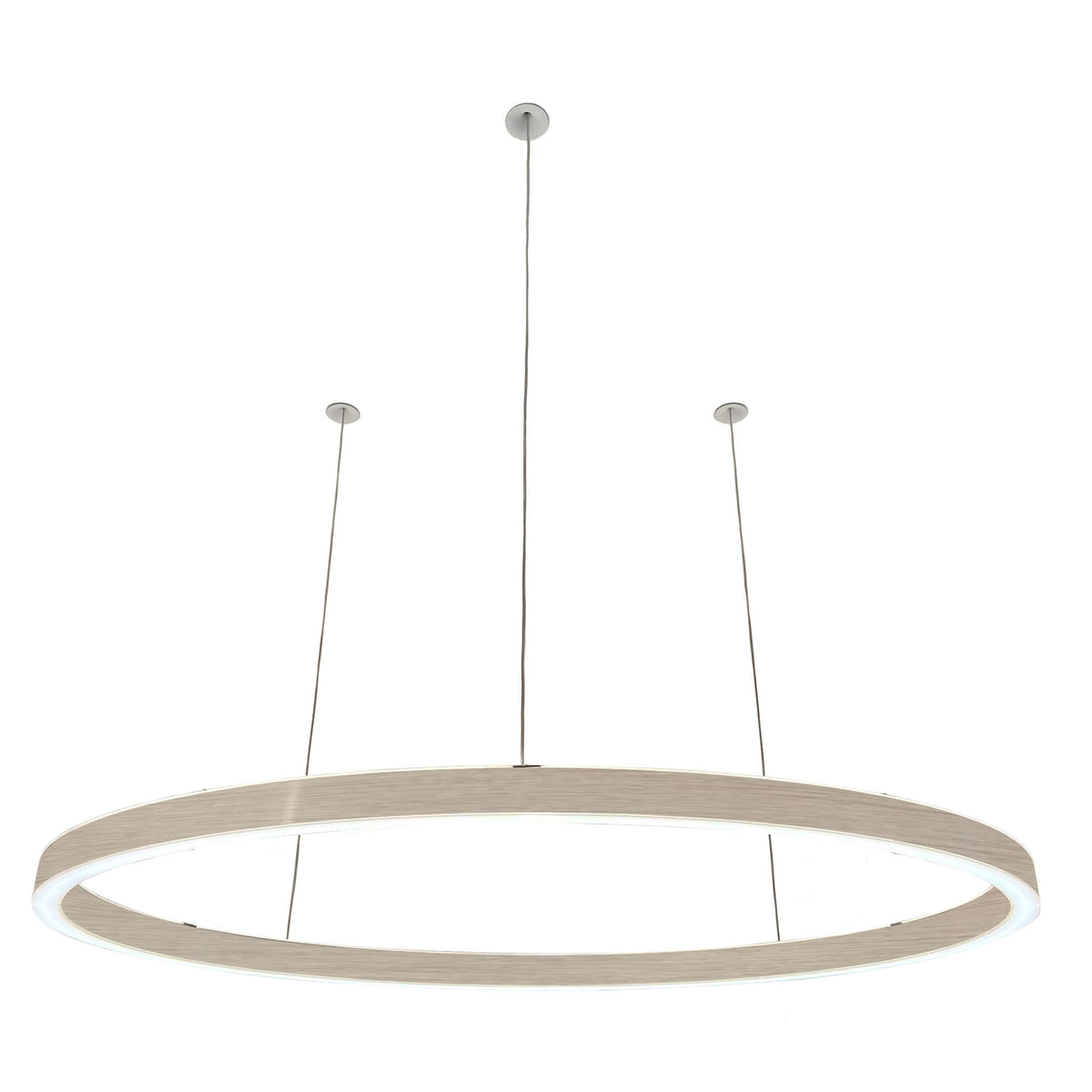 Braga, Pendelleuchte Ovally 24V, 190cm Champagne, moderne Esstischbeleuchtung
