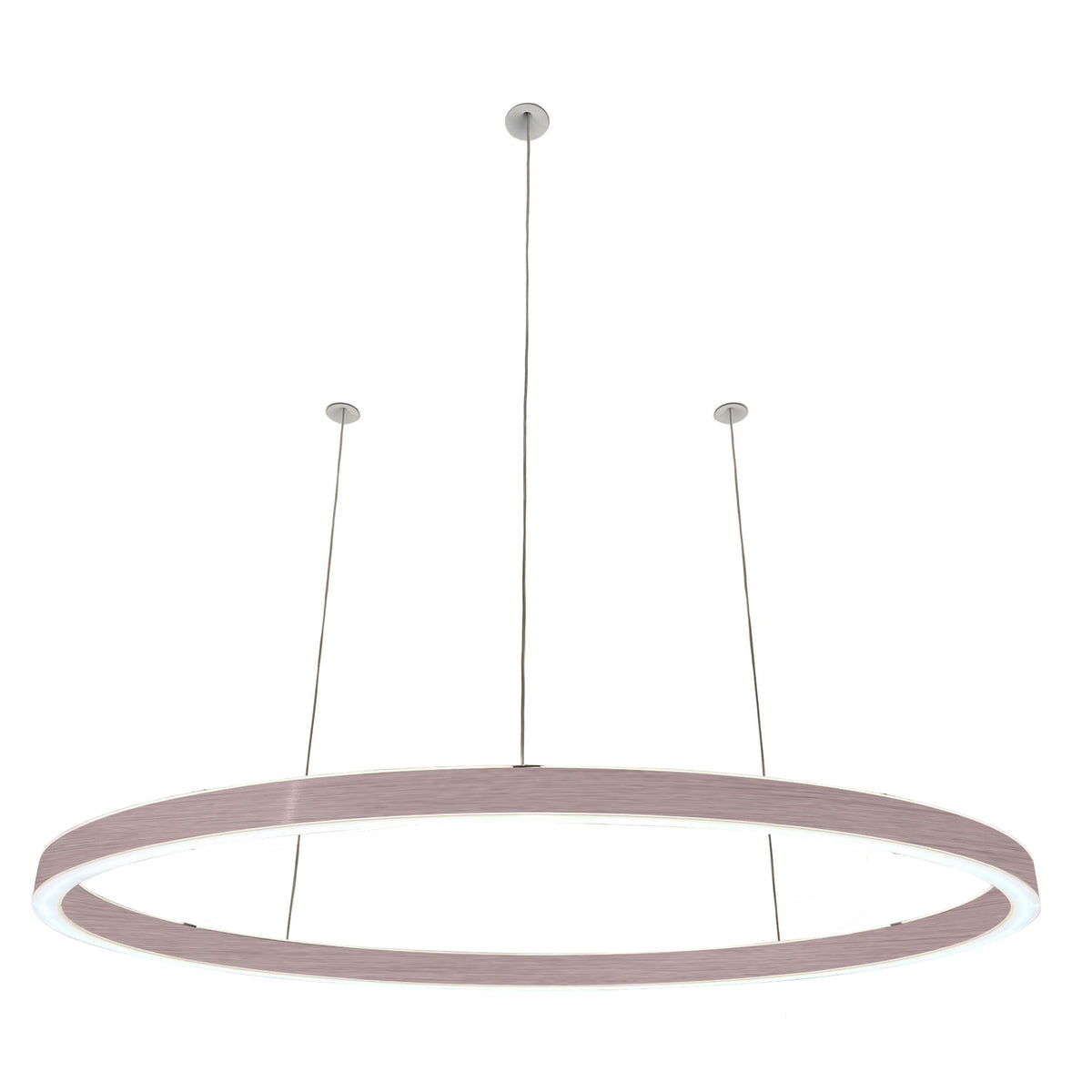 Braga, Pendelleuchte Ovally 24V, 190cm Rose, stilvolle Raumbeleuchtung