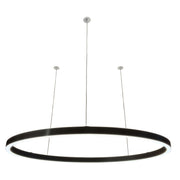 Braga, Pendelleuchte Ovally 24V, 190cm Schwarz, moderne Pendelleuchte