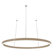 Braga, Pendelleuchte Ovally 24V, 190cm Taupe, hochwertige Raumbeleuchtung