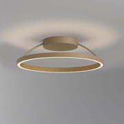 Braga, Deckenleuchte Loop, 50cm Taupe, moderne Lichtlösung