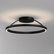 Braga, Deckenleuchte Loop, 60cm Schwarz, moderne Lichtlösung