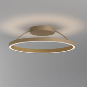Braga, Deckenleuchte Loop, 60cm Taupe, hochwertige Raumbeleuchtung