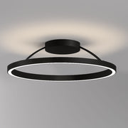 Braga, Deckenleuchte Loop, 70cm Schwarz, stilvolle Deckenbeleuchtung