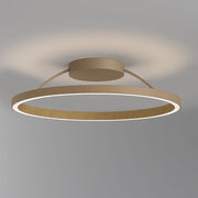 Braga, Deckenleuchte Loop, 70cm Taupe, hochwertige Deckenbeleuchtung