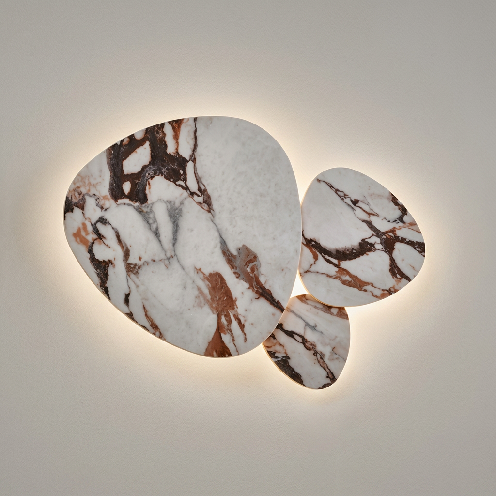 Lupia Licht, Wandleuchte Cameo, Raumbild, moderne Raumbeleuchtung