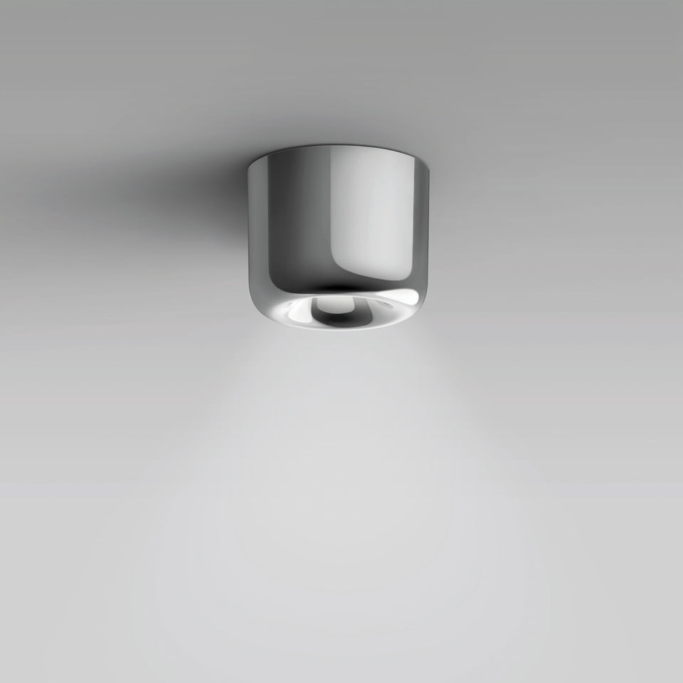 Serien, Deckenleuchte Cavity L, Aluminium, hochwertige Deckenbeleuchtung