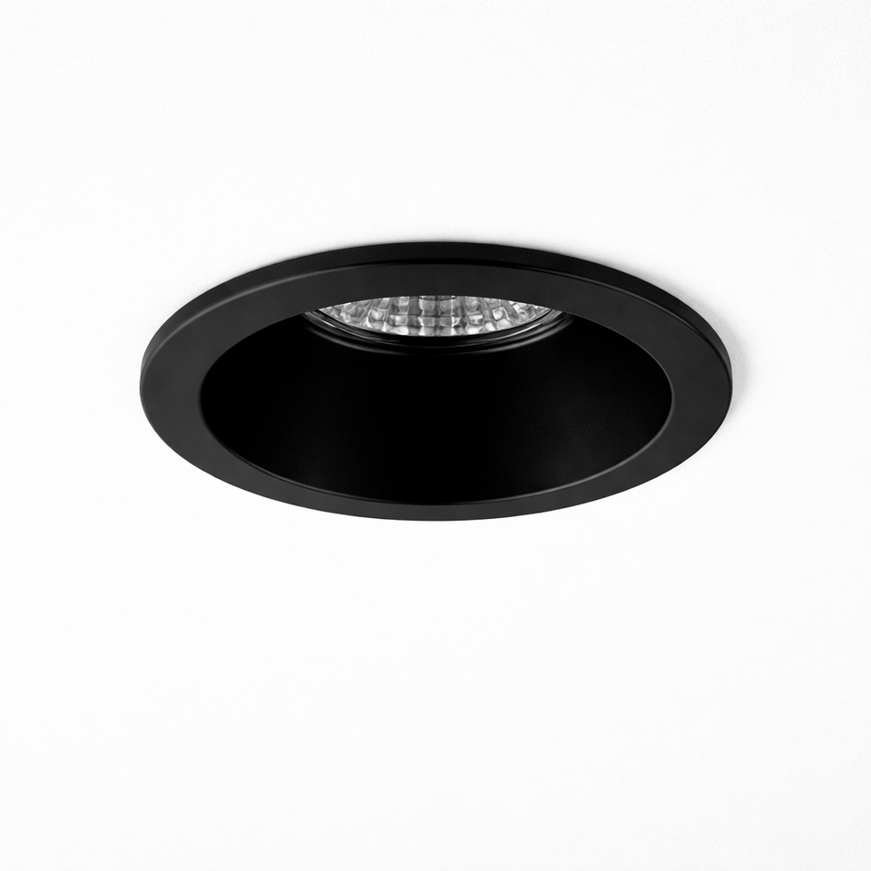 Mobilux, Einbaustrahler Cone Disc, Schwarz, moderner Einbaustrahler