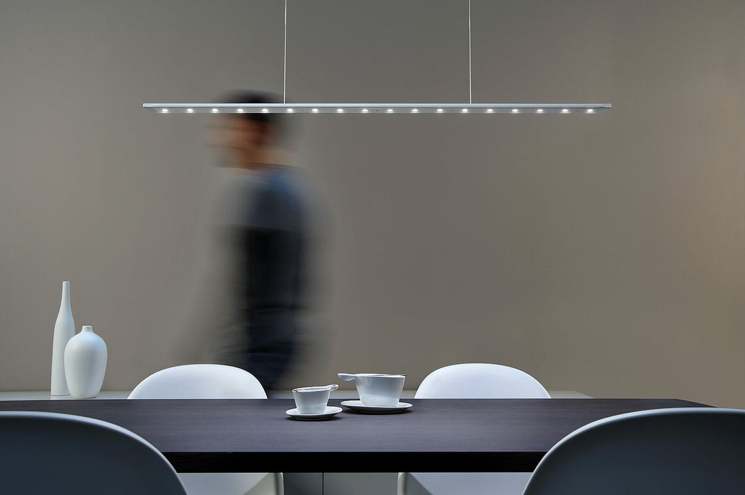 Pendelleuchte Anax CC, 135cm, arctic silver - brilliance, Retourenartikel