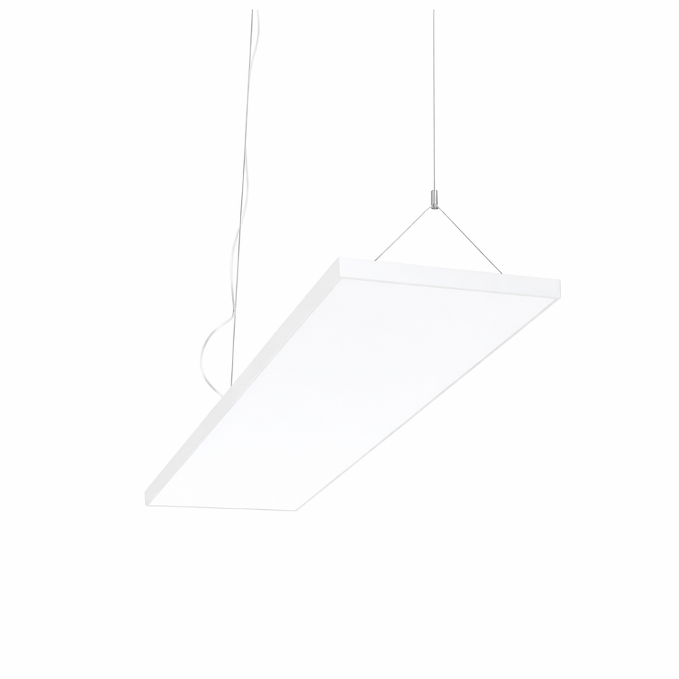 Lightnet, Office-Pendelleuchte Cubic P5, Weiss, professionelle Bürobeleuchtung