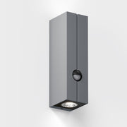IP44.de, Wandleuchte Cut Sensor, Grau, wetterfeste Außenleuchte