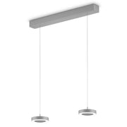 GKS Knapstein, Pendelleuchte Daja, Nickel 2-flammig, Produktbild