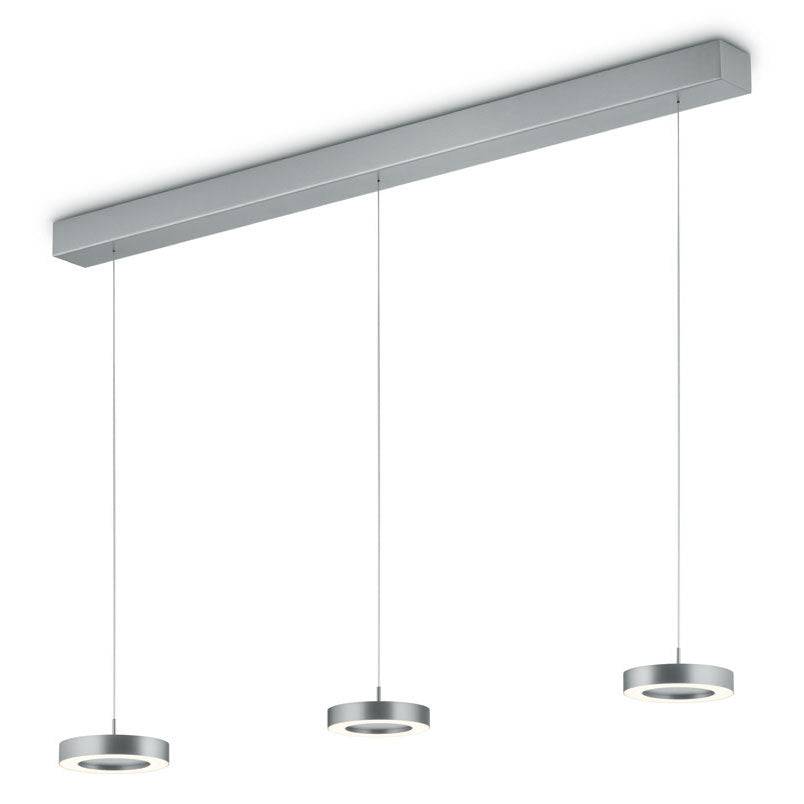 GKS Knapstein, Pendelleuchte Daja, Nickel 3-flammig, Produktbild
