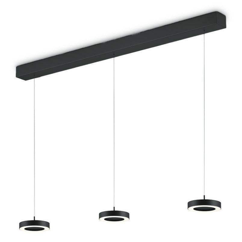 GKS Knapstein, Pendelleuchte Daja, Schwarz 3-flammig, Produktbild