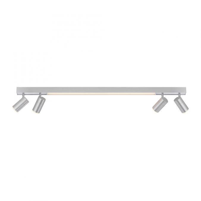 Pure, Deckenleuchte Lines Spot, Aluminium, hochwertige Deckenbeleuchtung
