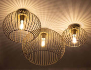 Expo Trading, Deckenleuchte Wire, Sand, Raumbild