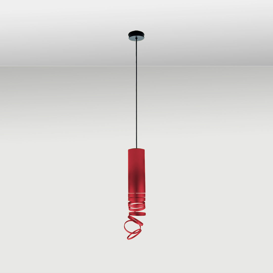 Pendelleuchte Decompose, rot (Ausstellungsstück)