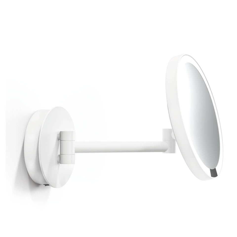 Decor Walther, Wandkosmetikspiegel Just Look Plus Stromdirektanschluss, Weiss, Produktbild