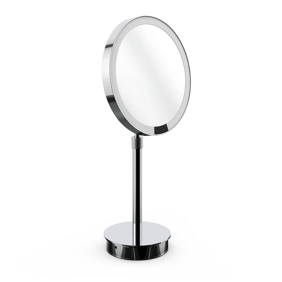 Decor Walther, LED Standkosmetikspiegel Just Look Plus Akku, Chrom, Produktbild