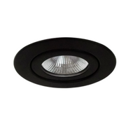 Mobilux, Deckeneinbaustrahler Ecoslim, Schwarz, hochwertige Einbaubeleuchtung