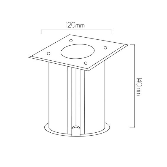 Bodeneinbaustrahler Atlantis