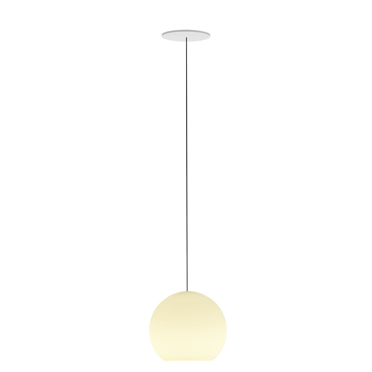 Bankamp, Pendeleuchte Globe Einbau, Weiss