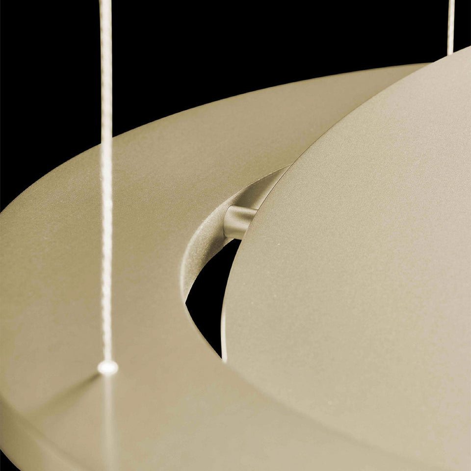 Holtkötter, Pendelleuchte Supernova PW, Detail, moderne Lichtsteuerung