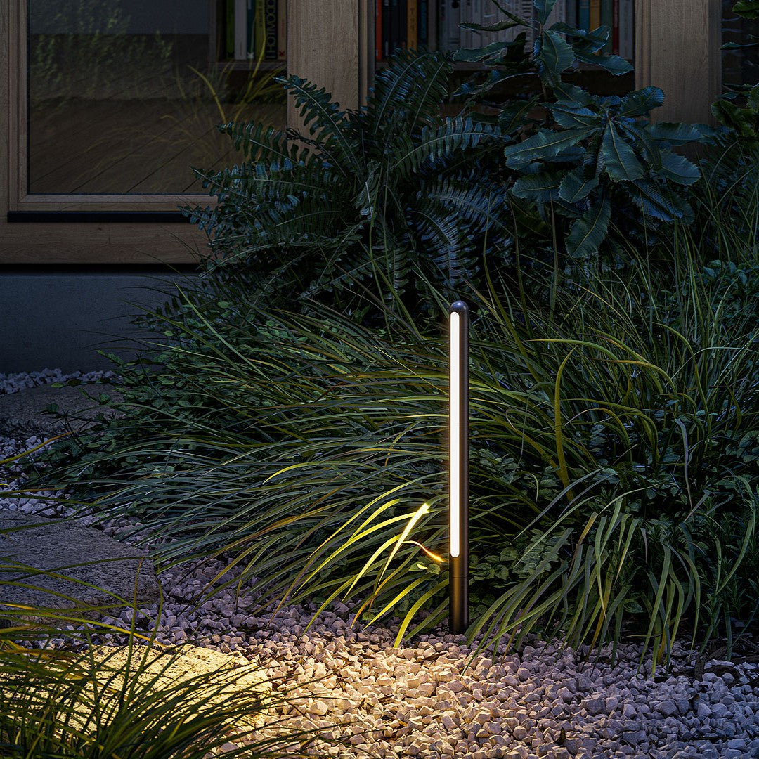 IP44.de Spießleuchte kal, moderne Anwendung im Garten