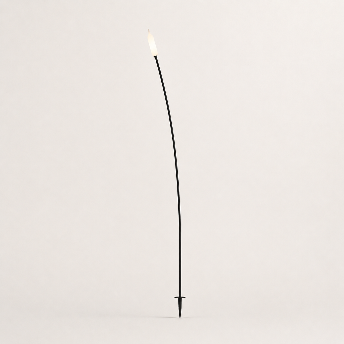 Karman NILO HP211ENEXT Outdoor-Stehleuchte 150 cm Schwarz Weiß – Einzelansicht