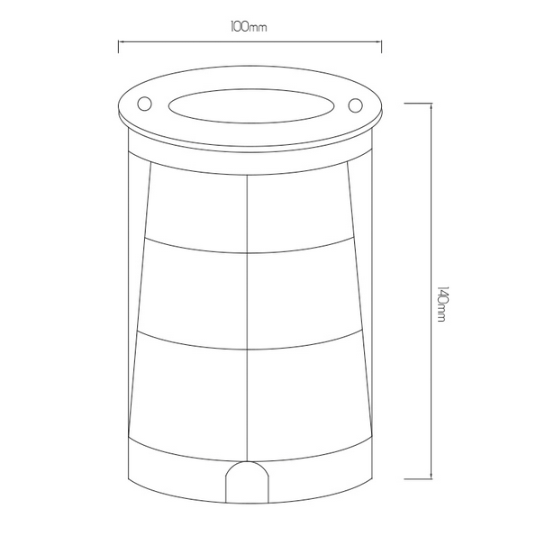Bodeneinbaustrahler Furi