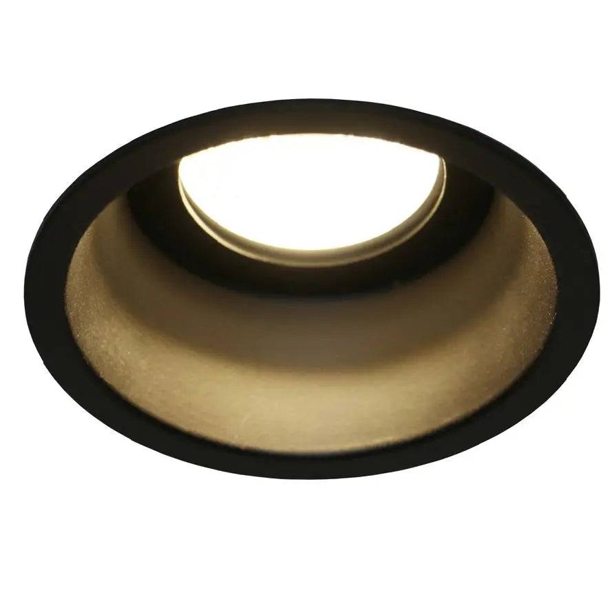 Sonluce, Einbaustrahler Fixx Deep, Klein Schwarz, moderne Lichtlösung