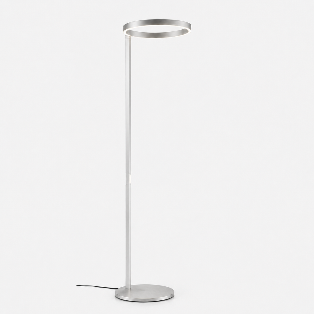 Knapstein Leuchten Deckenfluter Lana, nickel