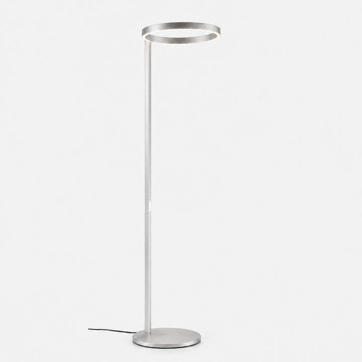 Knapstein Leuchten Deckenfluter Lana, nickel