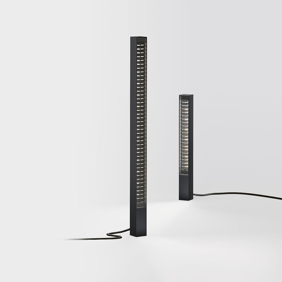 IP44.de LED Spießleuchte lin, schwarz, Vorderansicht