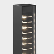 IP44.de LED Spießleuchte lin, schwarz, Vorderansicht