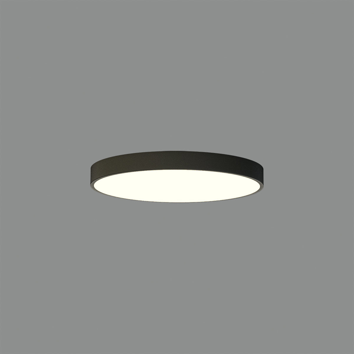 ACB Iluminacion, Deckenleuchte London CCT, 60cm Schwarz, moderne LED Deckenleuchte