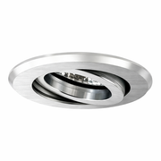 Mobilux, Einbaustrahler Moa Disc, Aluminium gebürstet, stilvolle Einbaubeleuchtung