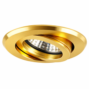 Mobilux, Einbaustrahler Moa Disc, Gold, hochwertige Lichtlösung