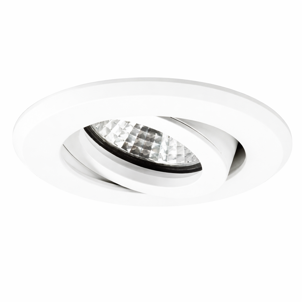 Mobilux, Einbaustrahler Moa Disc, Weiss, moderne Lichtlösung