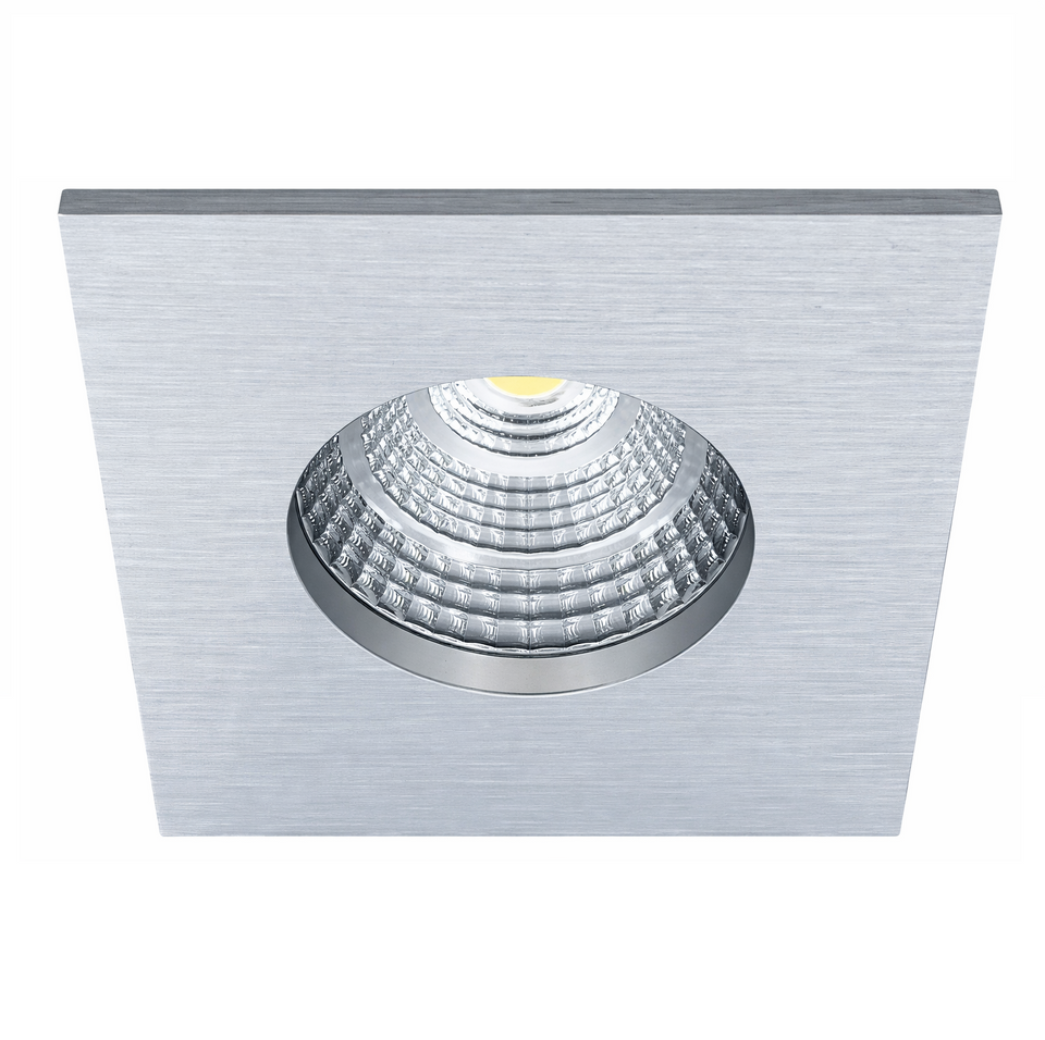Mobilux, LED Einbaustrahler MobiDim Classic Q IP65, Aluminium gebürstet, hochwertige Einbaubeleuchtung