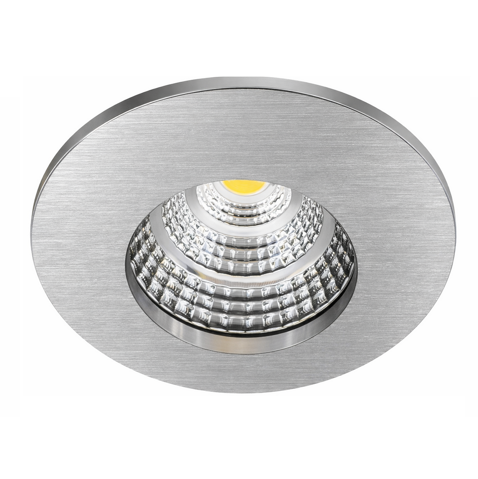 Mobilux, LED Einbaustrahler MobiDim Classic R IP65, Aluminium gebürstet, hochwertige Einbaubeleuchtung