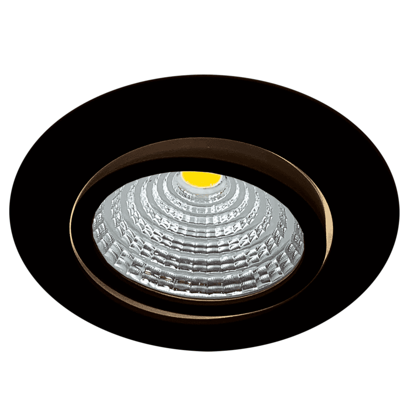 Mobilux, LED-Einbaustrahler MobiDim Slim, Schwarz, moderne Einbaubeleuchtung