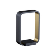 Artdelight, Tischleuchte Modesto, Schwarz-Gold, stilvolle Tischbeleuchtung