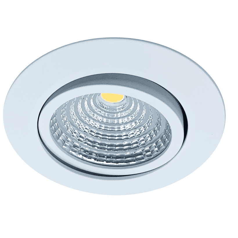 Mobilux, LED-Einbaustrahler MobiDim Slim, Weiss, moderner Einbaustrahler