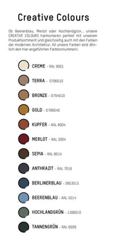 Molto Luce, Dekorring zu 2-Phasen Stromschienenstrahler Litin 2 Volare, Farbübersicht Creative Colours