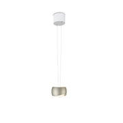 Oligo, Pendelleuchte Curved, 1-flammig Weiss Creme, moderne Esstischbeleuchtung